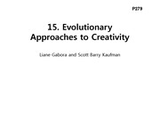Evolutionary Approaches to Creativity; 15. Evolutionary Approaches to Creativity