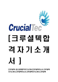 [크루셜텍-최신공채합격자기소개서]크루셜텍자소서,크루셜텍자기소개서,크루셜텍자소서,크루셜텍자기소개서,크루셜텍