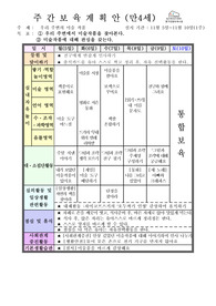 평가인증 만4세 11월 프로젝트-그림과조각 보육일지(보육실습일지)