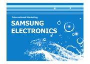 [국제마케팅]삼성전자 국제 마케팅 전략