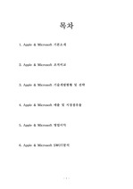 Apple(애플) & MicroSoft(마이크로소프트) 기업분석 자료