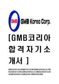 [GMB코리아-2014년최신공채합격자기소개서]GMB코리아자소서,지엠비코리아자기소개서,GMB코리아자소서,지엠비코리아자기소개서,GMB코리아자소서,GMB코리아.지엠비코리아,GMB