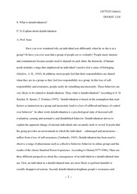 Deindividuation