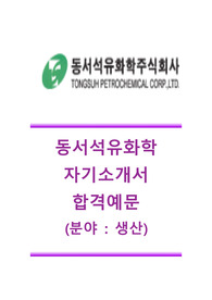 [동서석유화학자기소개서]동서석유화학(생산팀)자기소개서합격예문+[면접질문기출]_동서석유화학자소서샘플_동서석유화학공채자기소개서_동서석유화학채용자소서