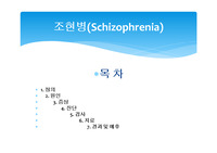 조현병 피피티