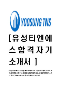 [유성티엔에스-최신공채합격자기소개서]유성티엔에스자소서,유성티엔에스자기소개서,유성티앤에스자소서,유성TNS자기소개서,유성티엔에스자소서,유성티엔에스,유성TNS