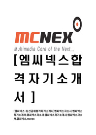 [엠씨넥스-최신공채합격자기소개서]엠씨넥스자소서,엠씨넥스자기소개서,엠씨넥스자소서,엠씨넥스자기소개서,엠씨넥스자소서,엠씨넥스,mcnex
