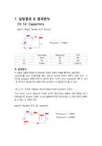 Capacitors part1) Basic Series R-C Circuit 7주차 결과레포트