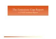 UNEP 간극보고서(THE EMISSION GAP REPORT)