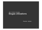 Biogas Utilization PPT 자료. (대학원)