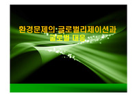 환경문제의 글로벌리제이션과 글로벌 대응