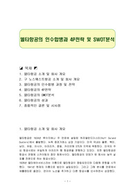 델타항공의 인수합병과 4P전략 및 SWOT분석