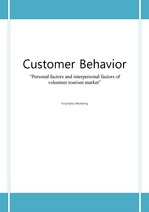 Hospitality Marketing. Consumer behavior. Personal factors and Interpersonal factors