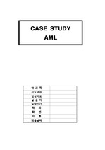 [성인실습]급성 골수성 백혈병 CASE