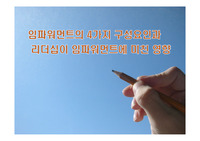 임파워먼트의 4가지 구성요인과 리더십이 임파워먼트에 미친 영향