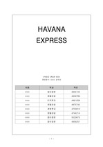 (식음료 관리론) 외식업체 조사 'Havana Express'
