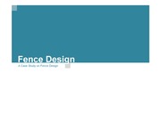 펜스 디자인 사례 및 분류 (A Case Study on Fence Design)