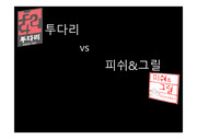 [프랜차이즈 경영론]투다리 VS 피시&그릴-4p분석, 마케팅분석,swot분석-