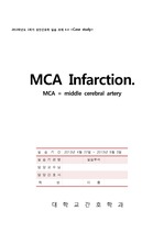 [성인간호학실습] 과제 4 Case study -  MCA Infarction A++