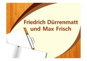 프리드리히 뒤렌마트와 막스 프리쉬(Friedrich Dürrenmatt und Max Frisch)