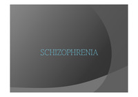 (간호학과)Schizophrenia ppt , 발표자료