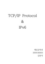 TCP/IP & IPv6 기본 소개서