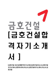 [금호건설-2014년최신공채합격자기소개서]금호건설자소서,금호건설자기소개서,금호아시아나자소서,금호건설자기소개서,자소서,금호건설