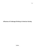 미국사회내 미성년자의 음주가 미치는 영향 (Influences of Underage Drinking in American Society)