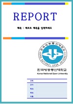 한국방송통신대학교 레포트표지
