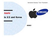 삼성과 애플의 스마트폰 사업 분석&대안