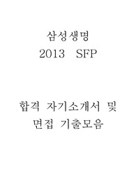 삼성생명 2014 상반기 인턴 합격 자기소개서