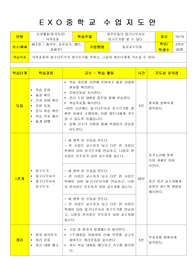 동료교수모형 수업지도안 - 체조