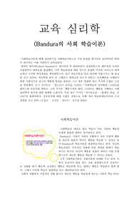 Bandura의 사회 학습이론 정리