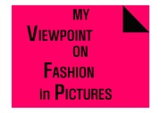 패션사진을 보는 관점과 기준 - 패션화보에 대한 예와 해석포함