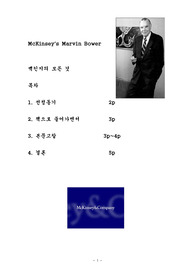 &lt;독후감, 독서감상문, 서평&gt;맥킨지의 모든것 감상보고서