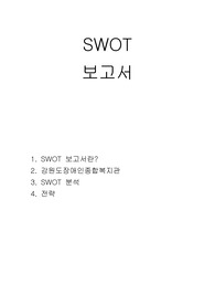 SWOT 보고서