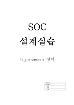 SOC설계및실습 Processor Report