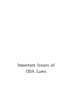 <영문> Important Issues of ODA Law
