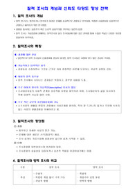 질적조사의 개념과 신뢰도 타당도 향상 전략