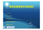 염료감응태양전지(DSSC) 논문 ppt
