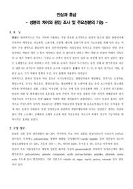 [천연물화학]인삼과 홍삼 -  성분의 차이와 원인 조사 및 주요성분의 기능