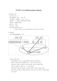 자기분석보고서(사회복지 실천기술론)