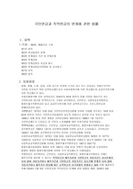 국민연금과 직역연금의 연계에 관한 법률에 대하여