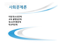[사회문제론]사회문제