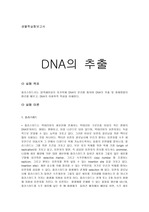 DNA의 추출