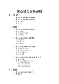 [청소년지도론]청소년성문화센터