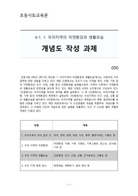초등사회교육론 - 개념도 작성 과제