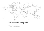 [세계지도 PPT배경] - 세계지도 지도 지구촌 세계화 글로벌 배경파워포인트 PowerPoint PPT 프레젠테이션