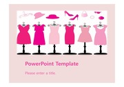 [패션디자인 PPT배경] - 패션디자인 의상학 드레스 레드 MD 의류 원피스 구두 의상복식 배경파워포인트 PowerPoint PPT 프레젠테이션