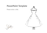 패션 의상 패션디자인 드레스 의류 패션쇼 배경파워포인트 PowerPoint PPT 프레젠테이션